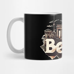 Berlin Travel Vintage Mug